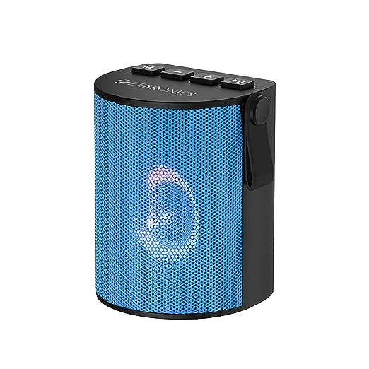 ZEBRONICS Zeb-Bellow 3 Watt Truly Wireless Bluetooth Portable Speaker (Blue) ZEBRONICS Zeb-Bellow 3 Watt Truly Wireless Bluetooth Portable Speaker (Blue)